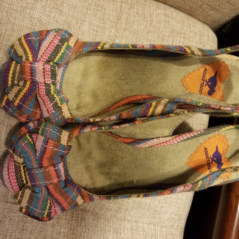 Multi colored heels